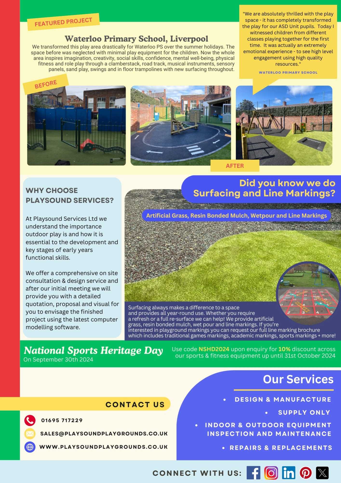 Playsound Playgrounds - September 2024 Newsletter Vol 1 Issue 2