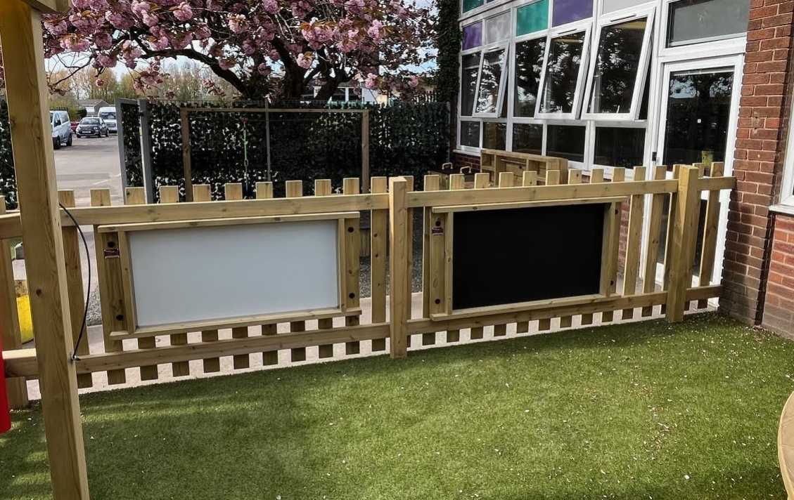 Mark Making Fence Mounted Option