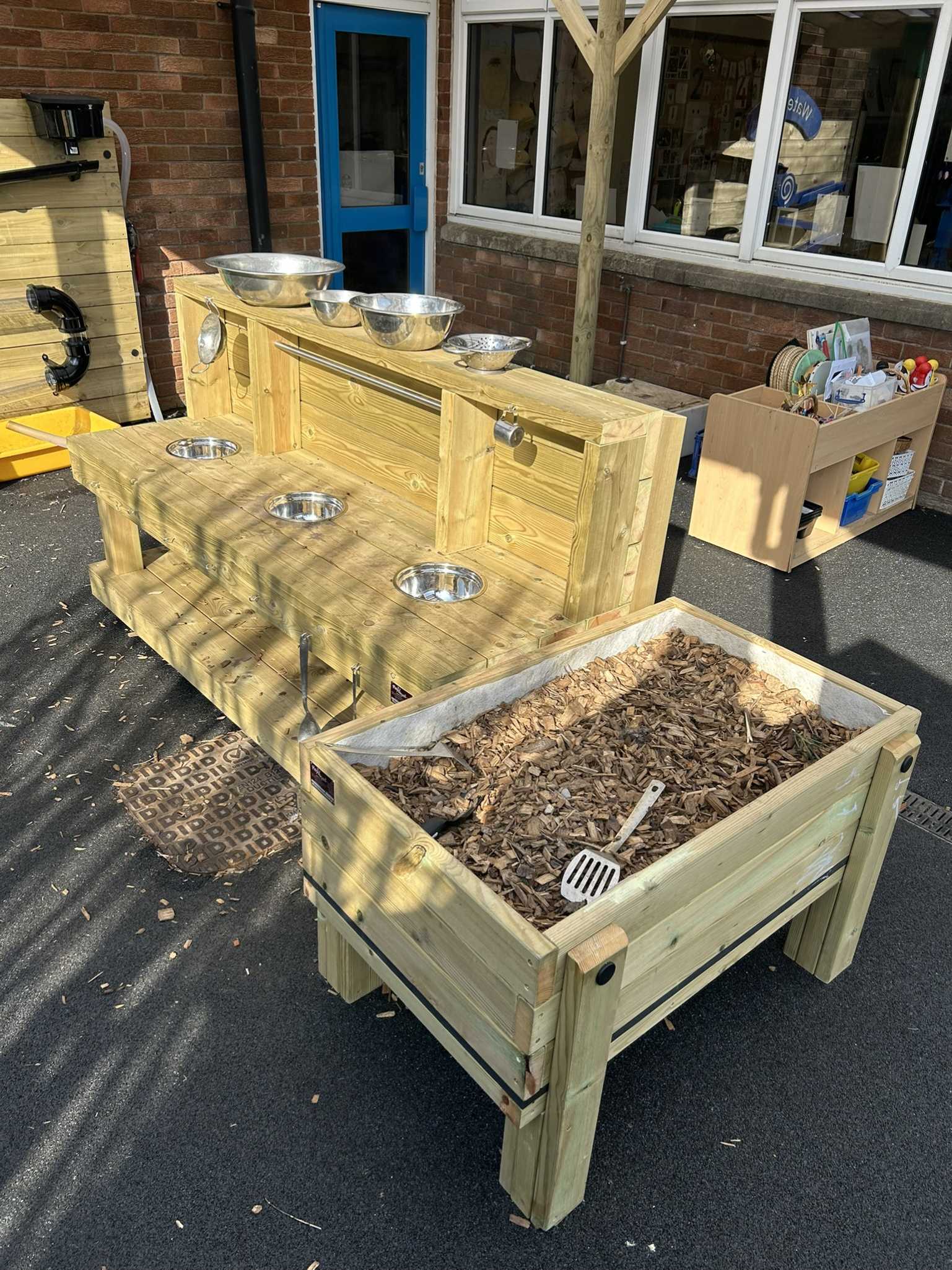 Mud Kitchen 2 and Mud Table