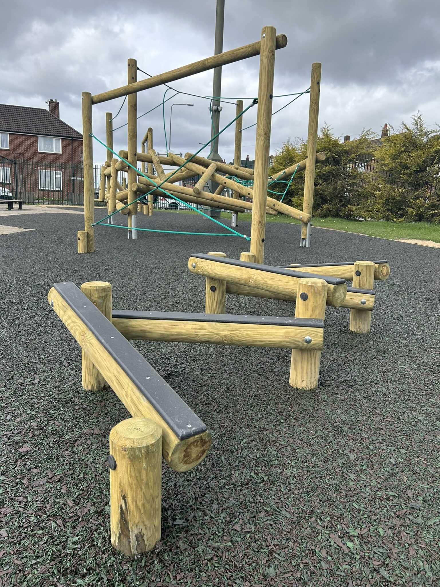Zig Zag Balance Beams