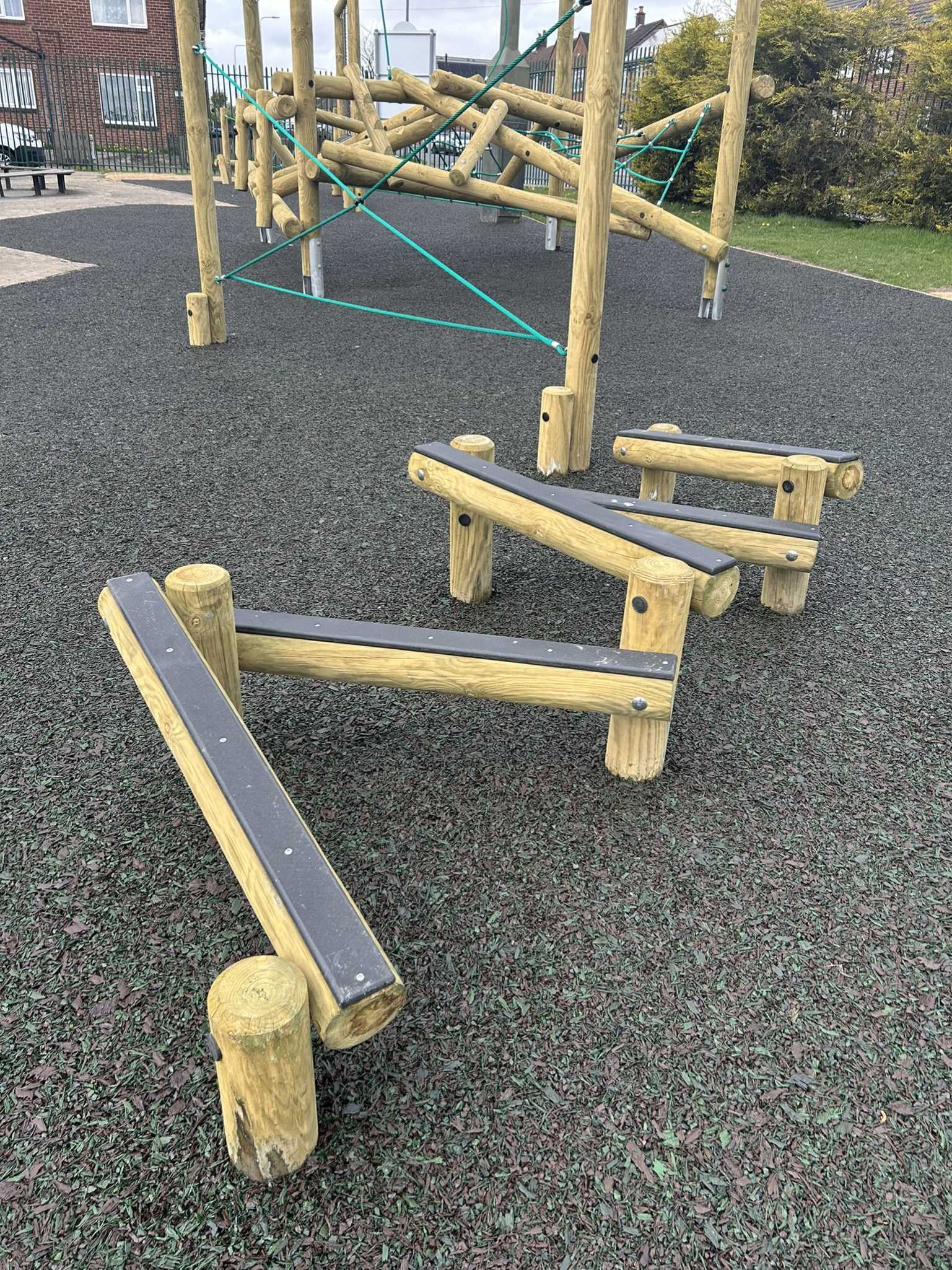 Zig Zag Balance Beams