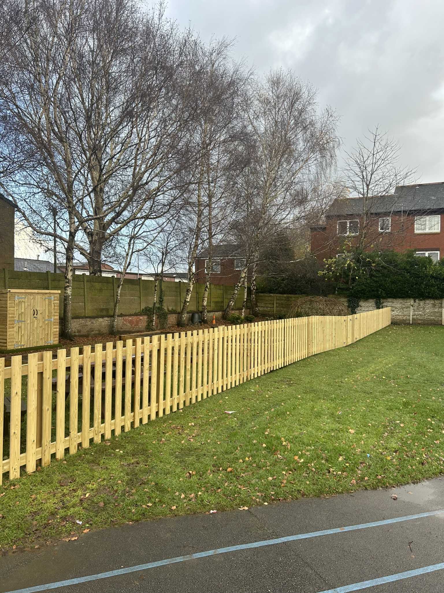 Timber Picket Fencing 